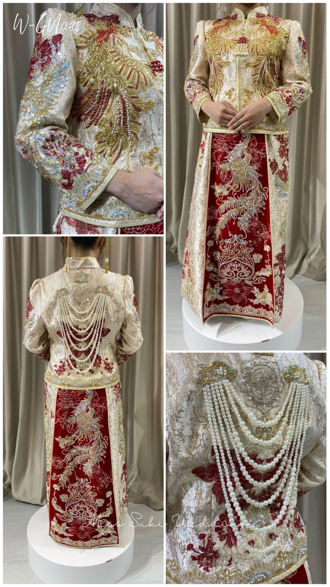 優質高貴中式出門敬茶龍鳳裙褂租借（褂后/大五福/馬褂/潮褂，多種款式/免費試身）