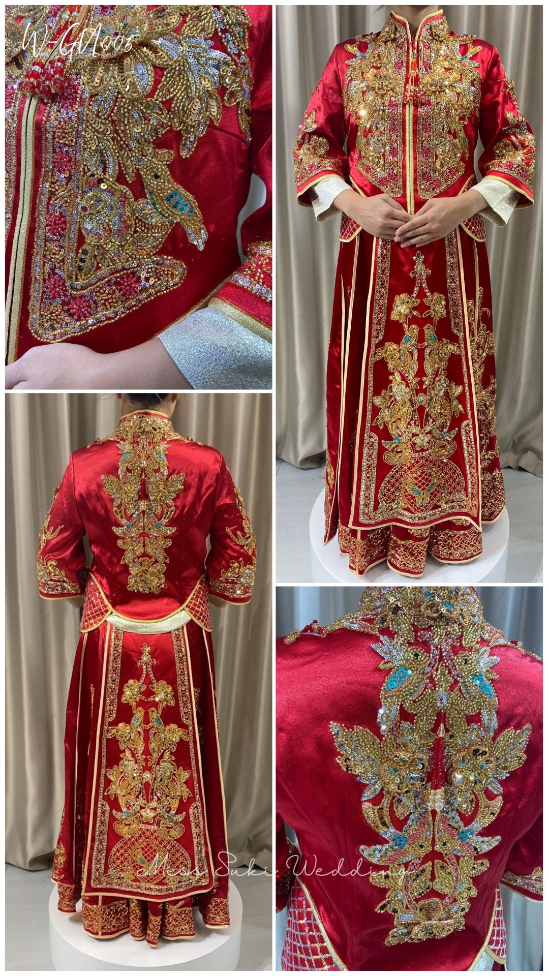 優質高貴中式出門敬茶龍鳳裙褂租借（褂后/大五福/馬褂/潮褂，多種款式/免費試身）