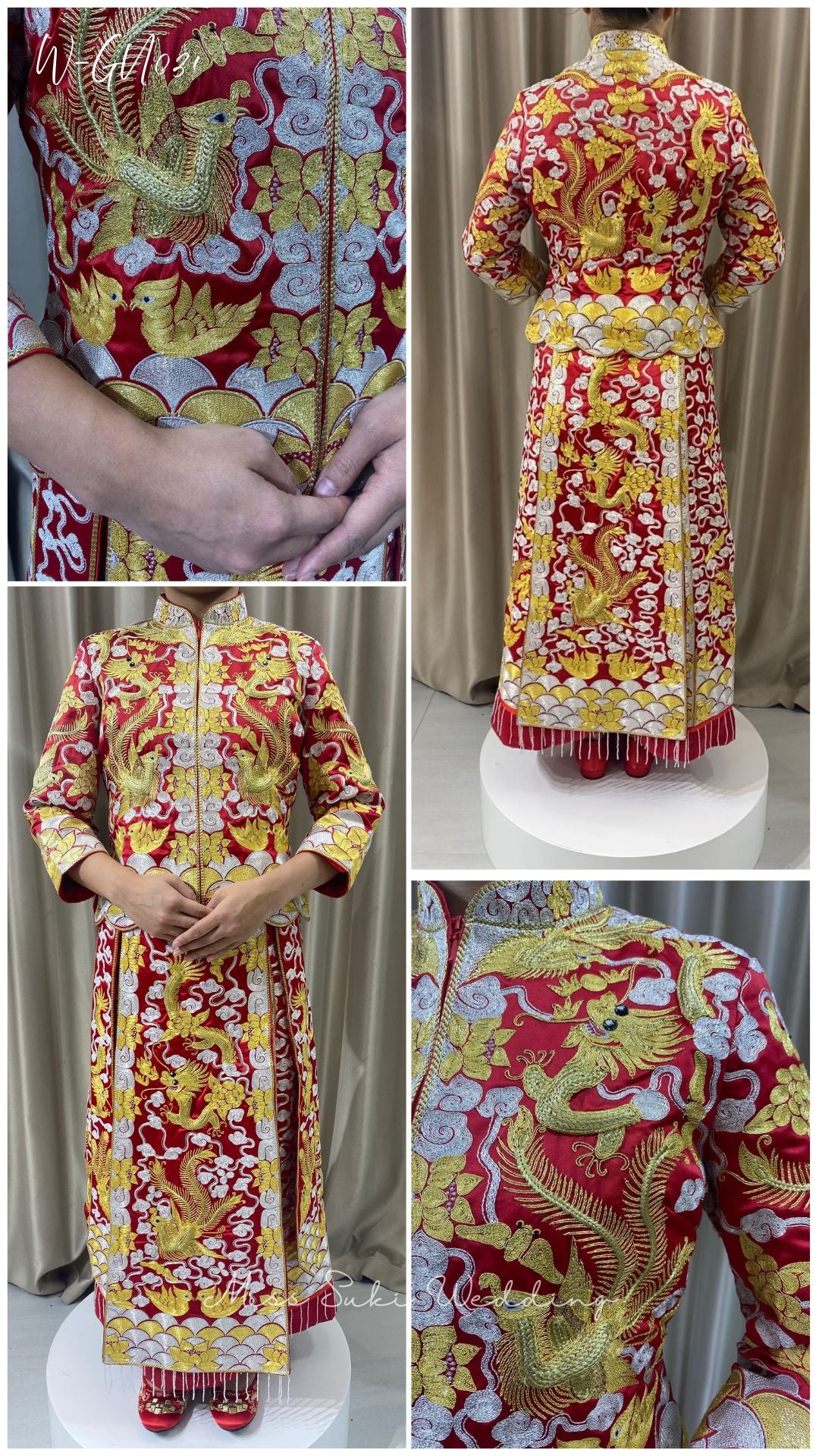 優質高貴中式出門敬茶龍鳳裙褂租借（褂后/大五福/馬褂/潮褂，多種款式/免費試身）