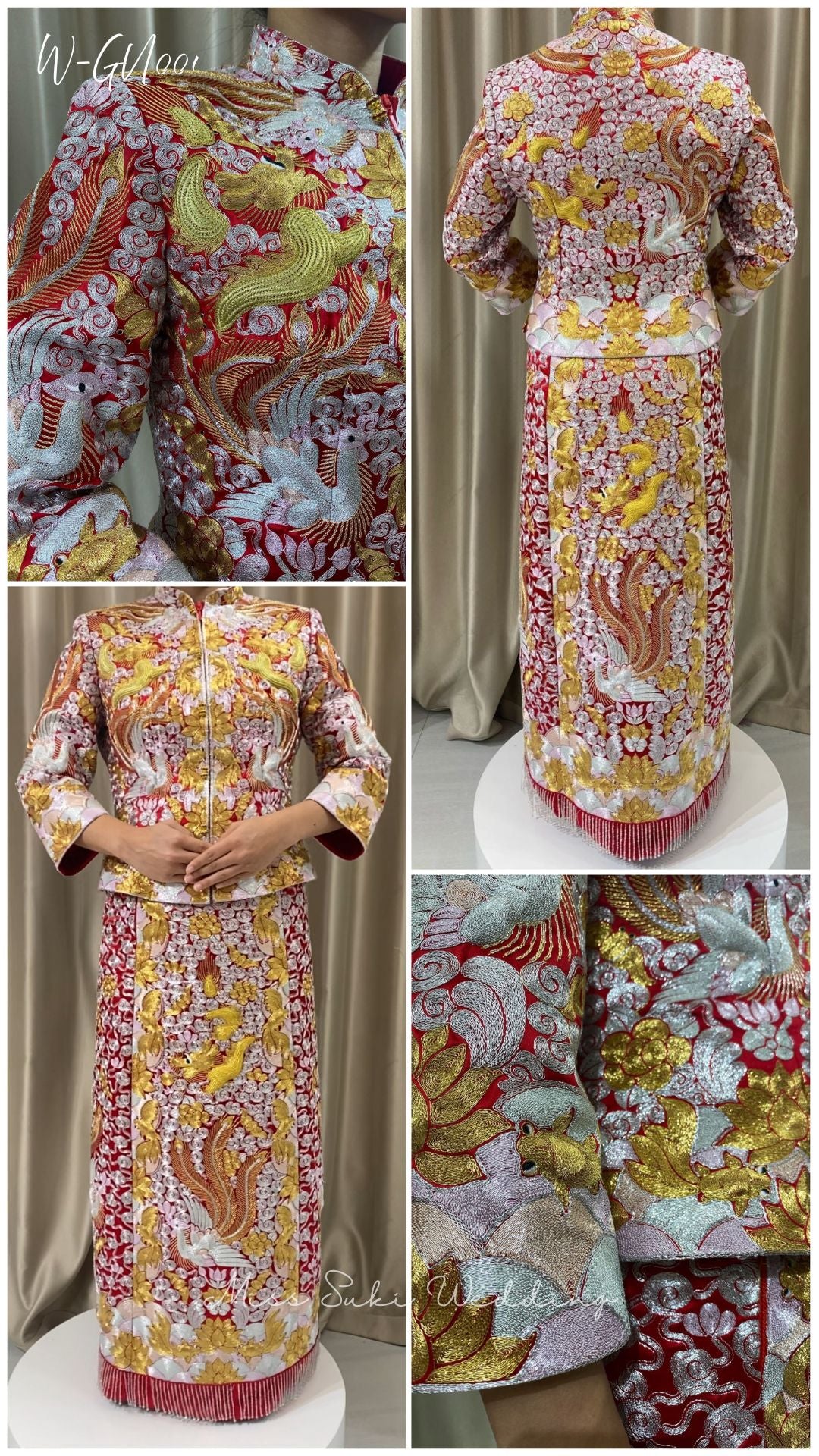 High-quality and noble Chinese-style Dragon and Phoenix dress rental for going out for tea (Guahou/Dawufu/Ma Gua/Chao Gua, various styles/free fitting)
