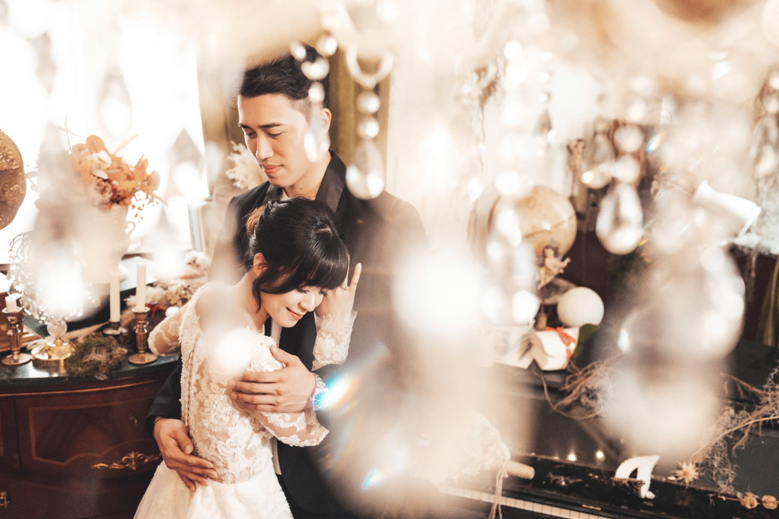 香港懷舊復古風格室內影樓 Prewedding Package (Pet Friendly)