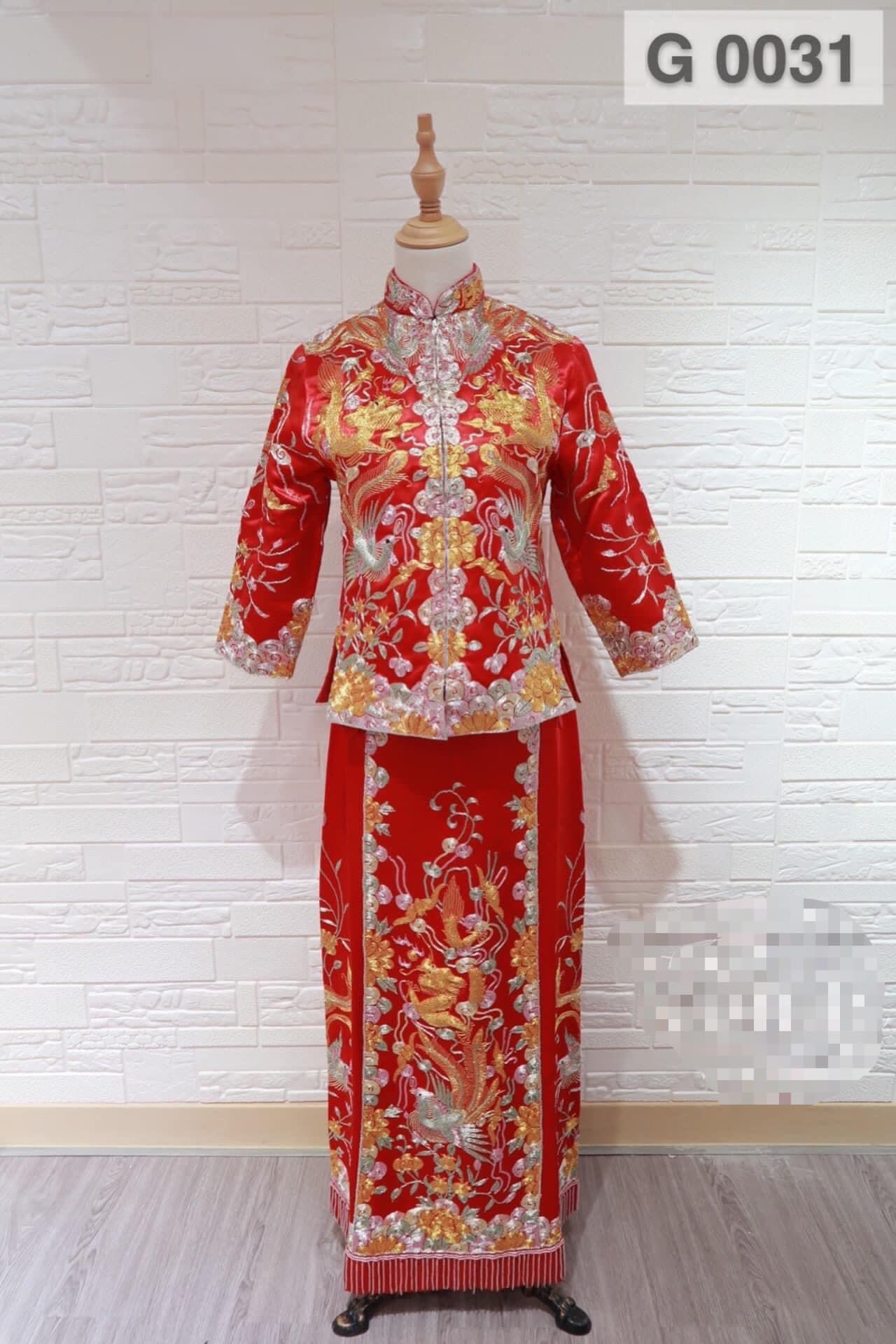 中式裙褂(潮褂/馬褂/小五福/中五福/大五福/褂后租借)