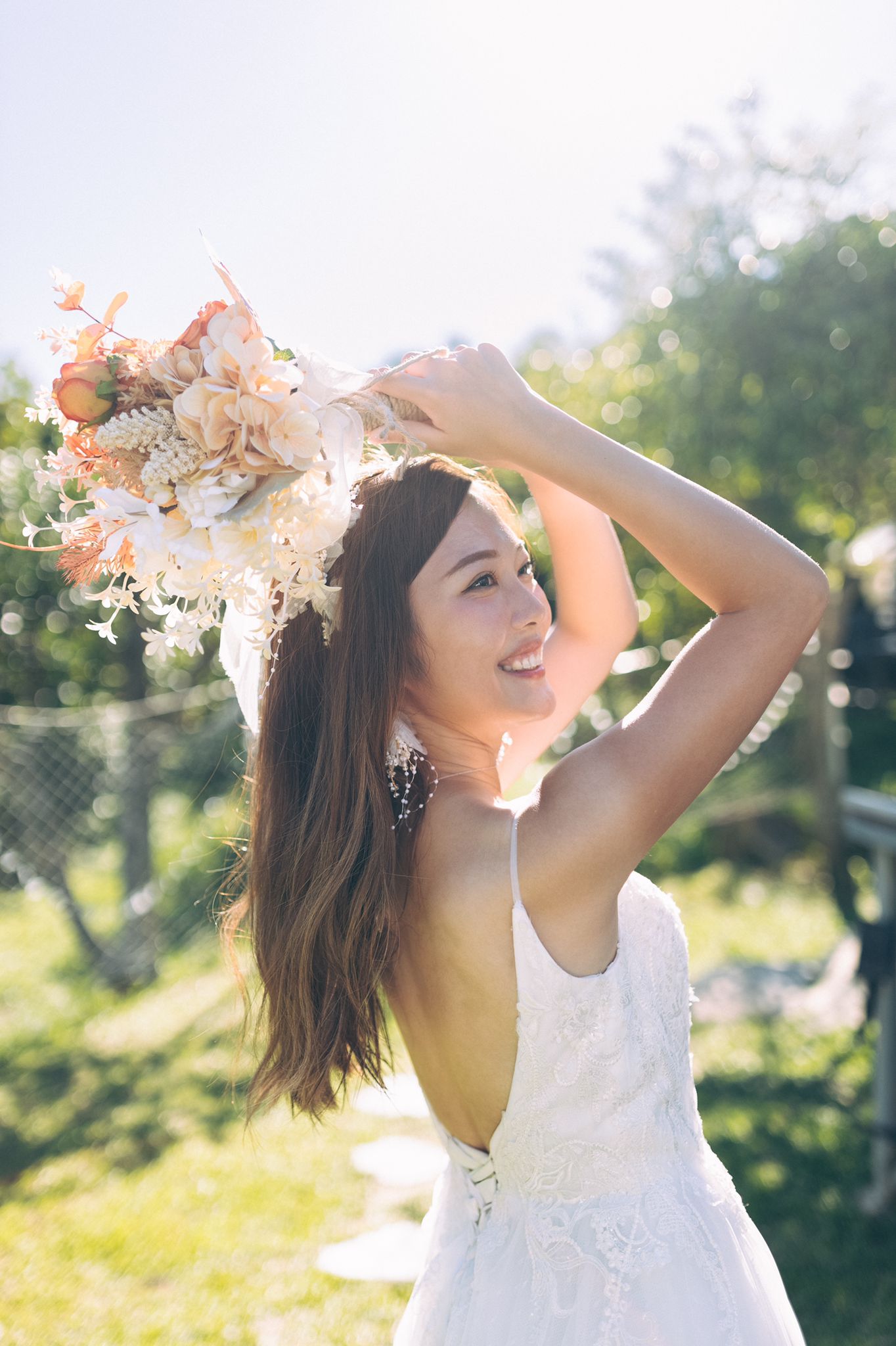 露天帳篷户外攝影化妝3小時套餐（適合情侶/Prewedding/閨蜜/家庭照）(送10張NFT圖片) (接受Alipay消費券) - Miss Suki Beauty