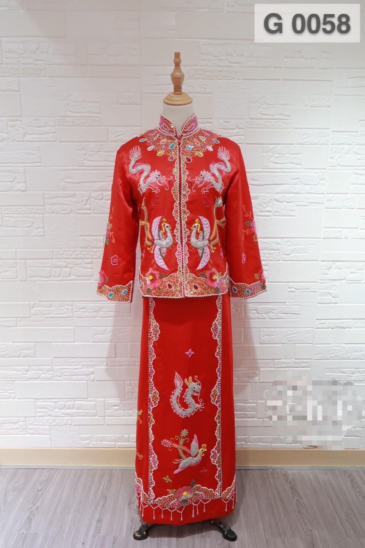 中式裙褂(潮褂/馬褂/小五福/中五福/大五福/褂后租借)