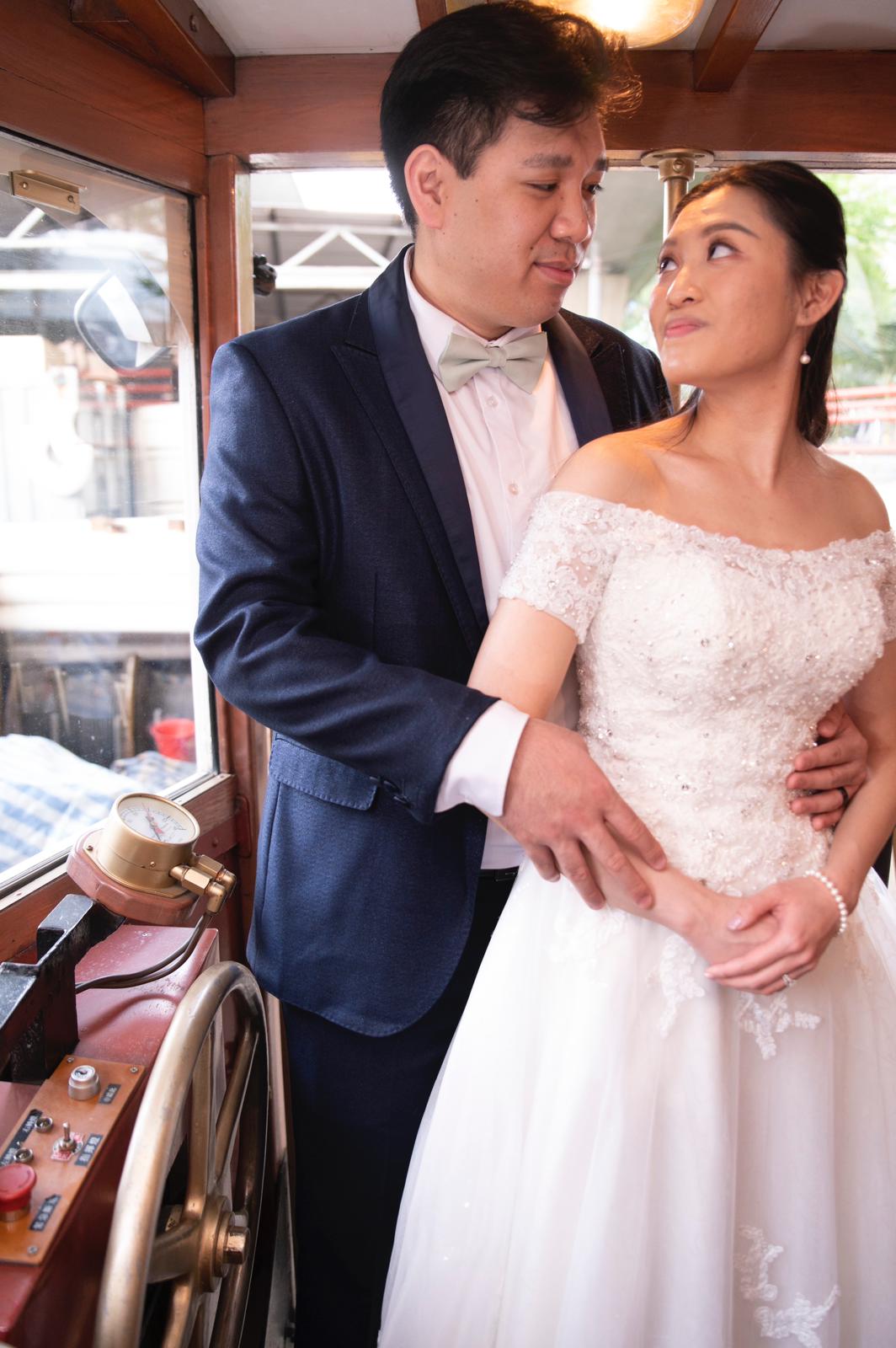 香港電車特色Prewedding化妝婚紗攝影推介套餐