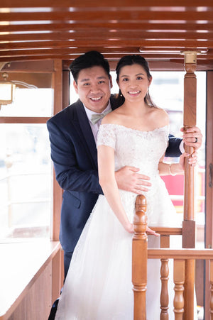 香港電車特色Prewedding化妝婚紗攝影推介套餐