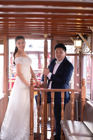 香港電車特色Prewedding化妝婚紗攝影推介套餐